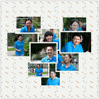 大成精密设备公司同事们开心的笑脸